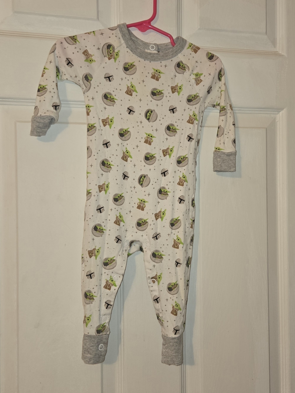 Star Wars Baby Yoda One-Piece Pajamas SZ 9-12M